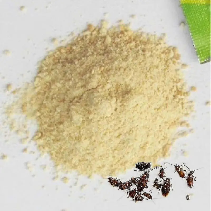 Green Leaf Powder Cockroach Bait – Eco-Friendly Pest Control Solution (20–100 Pack Options)