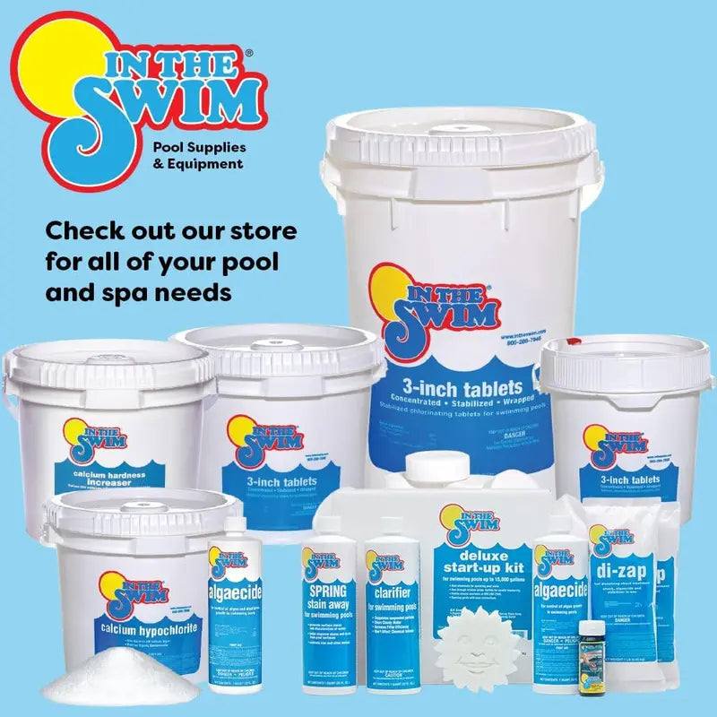In The Swim 3″ Tri-Chlor Stabilized Tablets — 90% Available Chlorine, Individually Wrapped, Slow-Release Formula — 50 lb