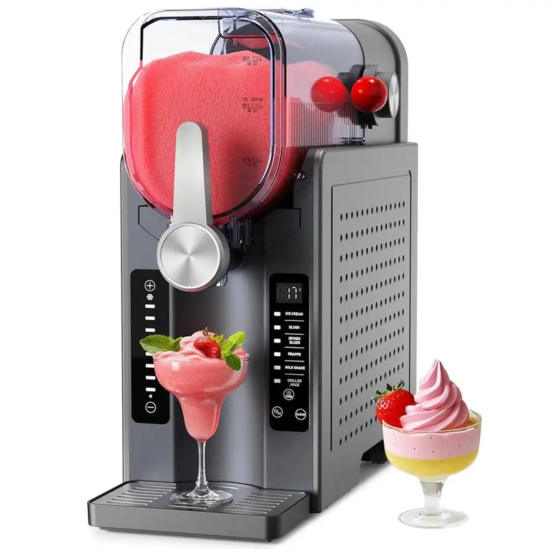 Home Soft Serve Ice Cream & Slushy Maker – Compact Frozen Treat Appliance