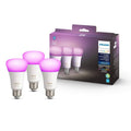Hue A19 Bluetooth Smart Bulbs (White & Color) – 3-Bulb Set