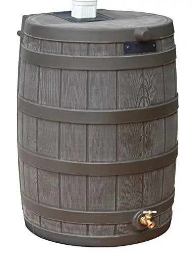 Good Ideas Rain Wizard 50 Gallon Rain Barrel – Oak