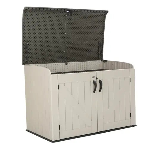 Lifetime Horizontal Storage Shed – 75 Cu. Ft. Durable Resin Structure (Model 60170)