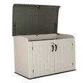 Lifetime Horizontal Storage Shed – 75 Cu. Ft. Durable Resin Structure (Model 60170)