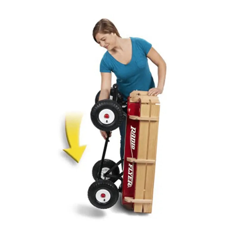 Radio Flyer, 36″ All Terrain Wagon, Air Tires, Red