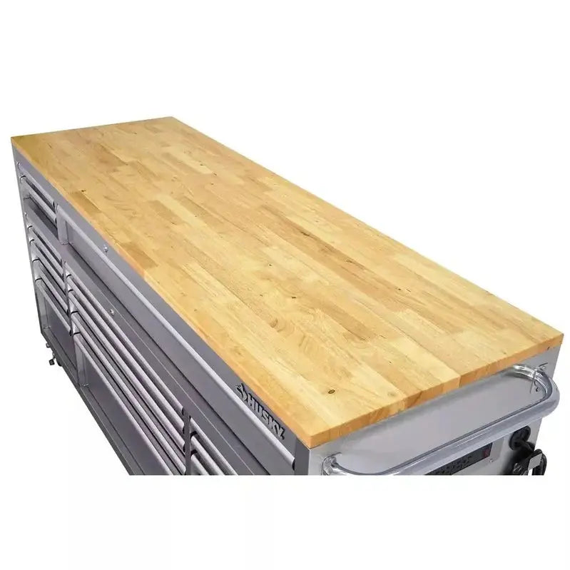 Industrial-Grade 72-Inch Mobile Workshop Cart – 18-Drawer Organization System