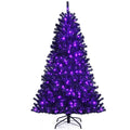 Halloween-Themed Hinged Artificial Tree with Sturdy Metal Stand