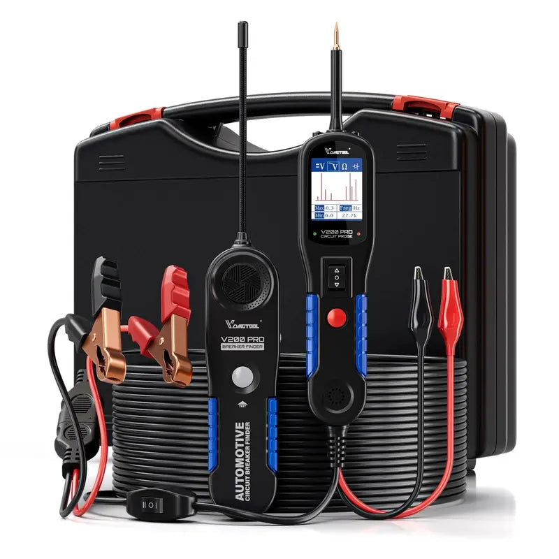 VDIAGTOOL V200 Pro Automotive Circuit Tester – Digital Power Probe with Voltage, Continuity, and Polarity Detection