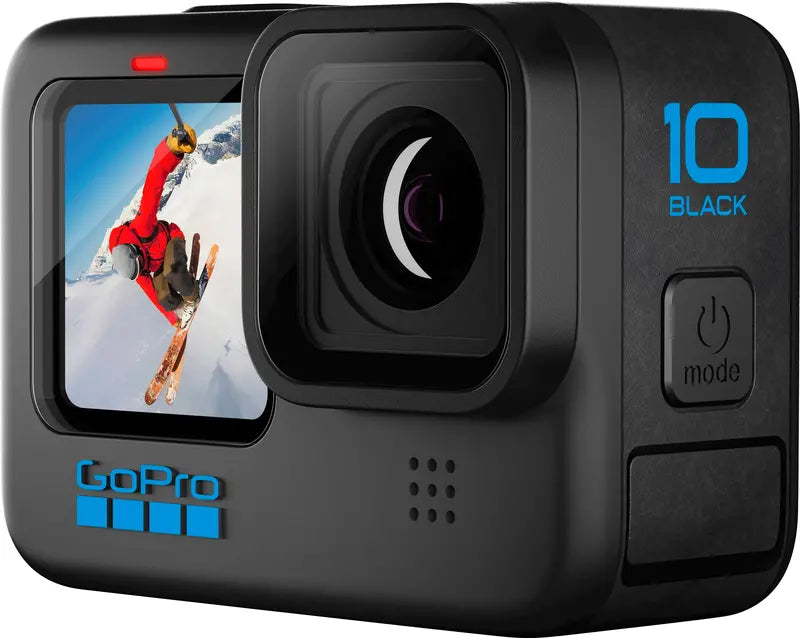 GoPro HERO10 Black Action Camera – 5.3K Video, HyperSmooth 4.0 Stabilization, Waterproof