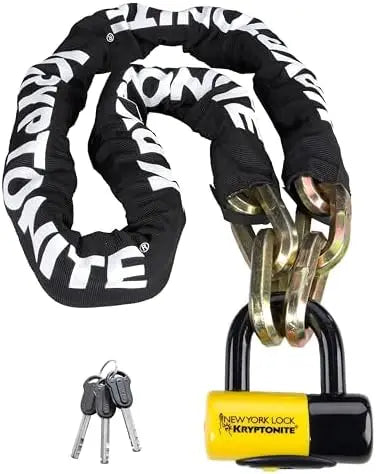 Kryptonite New York Fahgettaboudit Chain 1415 & Disc Lock Combo