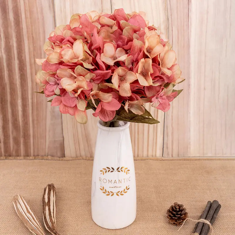 Hydrangea Artificial Stem – Textured Faux Branch for Fall-Inspired Interior & Nuptial Decor