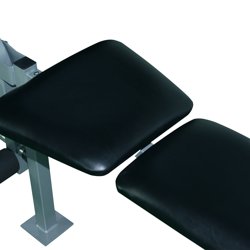 HOMCOM Multifunktion Hantelbank Trainingsbank Kraftstation Schrägbank Fitnessstation Fitnessgerät Stahl 165 x 68 x 114 cm
