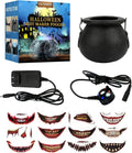 Halloween LED Fog Machine with Adjustable Mist Output and Ambient Lighting