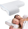 OrthoCuddle Couple Pillow – Memory Foam Arm Tunnel Design for Shared Comfort