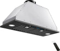 IKTCH 30″ Stainless Steel Plug-In Range Hood Offering 900 CFM Power and Built-in Lighting
