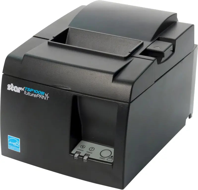 Gray Bluetooth Thermal Receipt Printer with Auto-Cutter, MFi USB Ports & Internal Power Supply