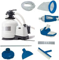 Intex 3000 GPH Sand Filter System for Above-Ground Pools – Includes Deluxe Maintenance Kit