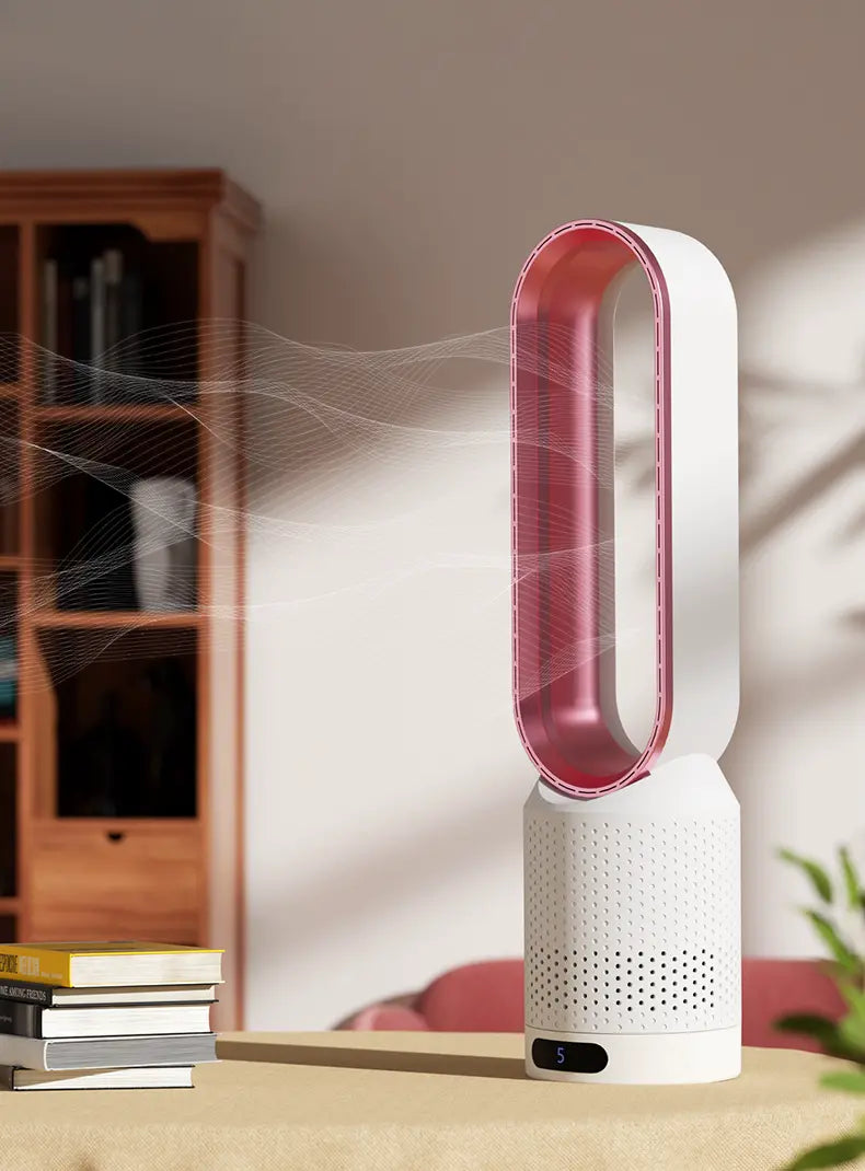Quiet Tower Air Purifier & Circulator – 8-Speed Adjustable Fan