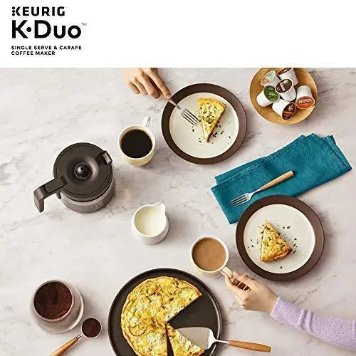 Keurig K-Duo Dual Coffee Maker – Brews K-Cups or 12-Cup Carafe, Grounds-Compatible