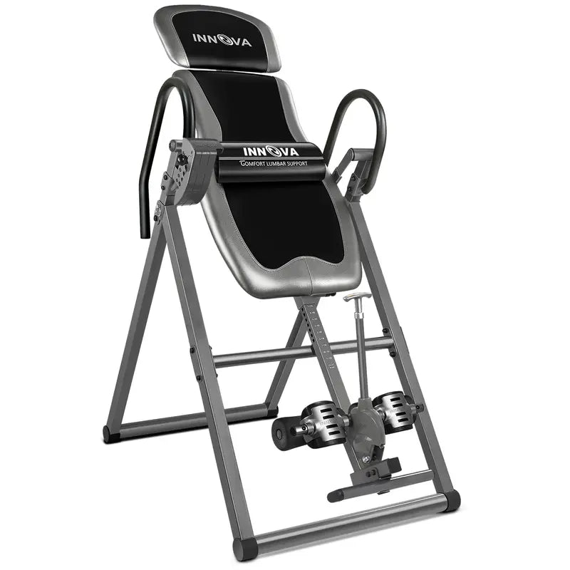 Innova ITX9688 Heavy Duty Inversion Table with Adjustable Headrest & 6-Angle Pin System, 300 lb Capacity