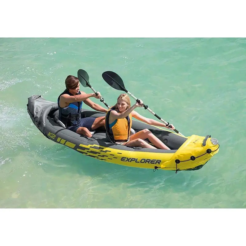 Intex Explorer K2 – 2-Person Inflatable Kayak with Paddles & Pump