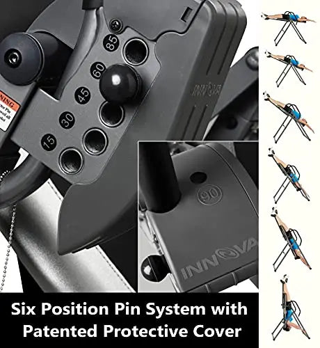 INNOVA Heavy Duty Inversion Table, Standard Ankle Holding System