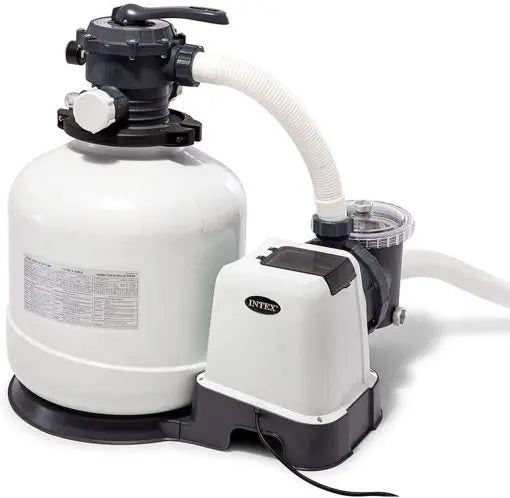 Intex 3000 GPH Sand Filter System for Above-Ground Pools – Includes Deluxe Maintenance Kit