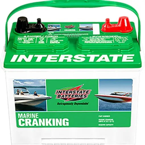 Interstate 24M-XHD Marine Cranking Battery – High-Output, Deep-Cycle Compatible, Optimized for Boating Applications