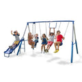 Outdoor Kids Swing Set – Backyard Playset Featuring Slide & Safety Features