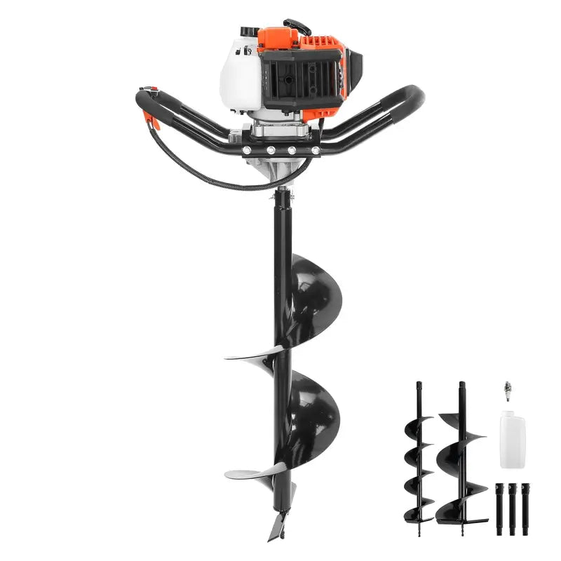 VEVOR 52cc Post Hole Digger – 1450W Gas-Powered Auger for Fencing & Landscaping