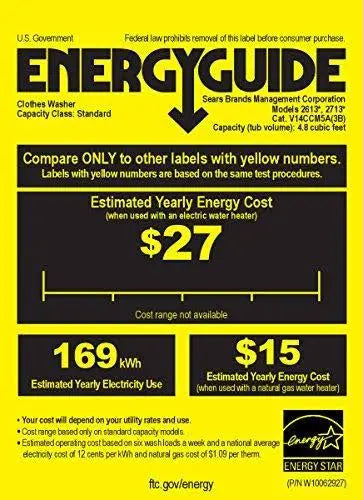 Kenmore 26132 Top-Load Washing Machine – Energy-Efficient White Washer