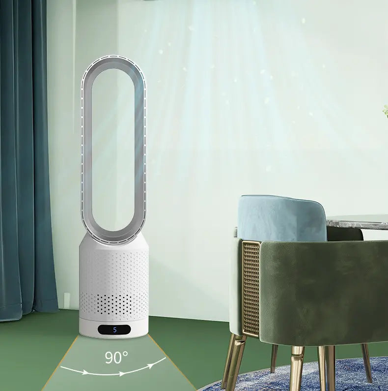 Quiet Tower Air Purifier & Circulator – 8-Speed Adjustable Fan
