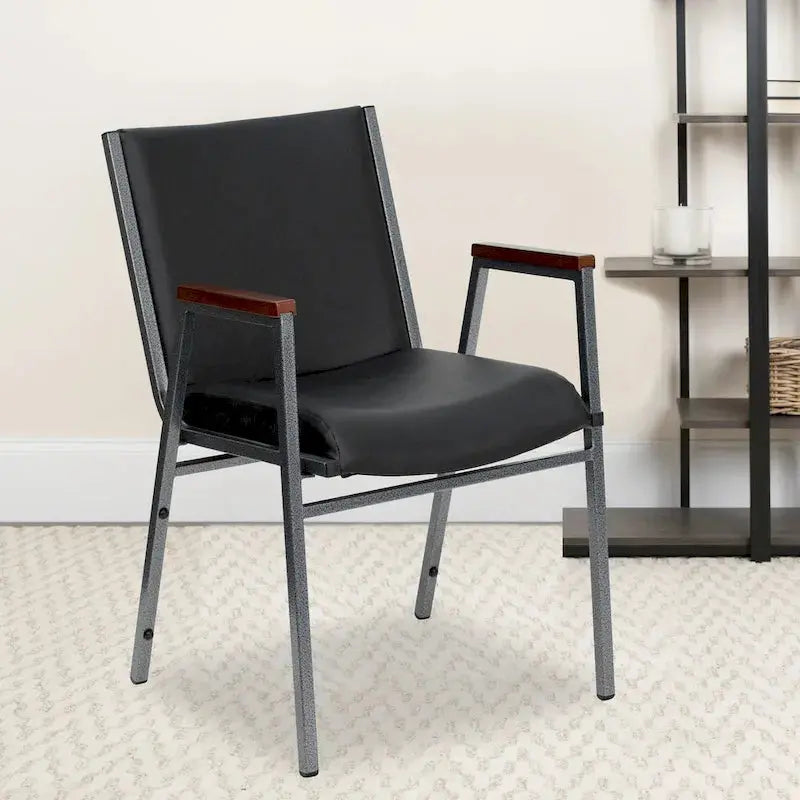 Heavy-Duty Stackable Armchair – Commercial-Grade 21″ x 21″ x 31″ Seating