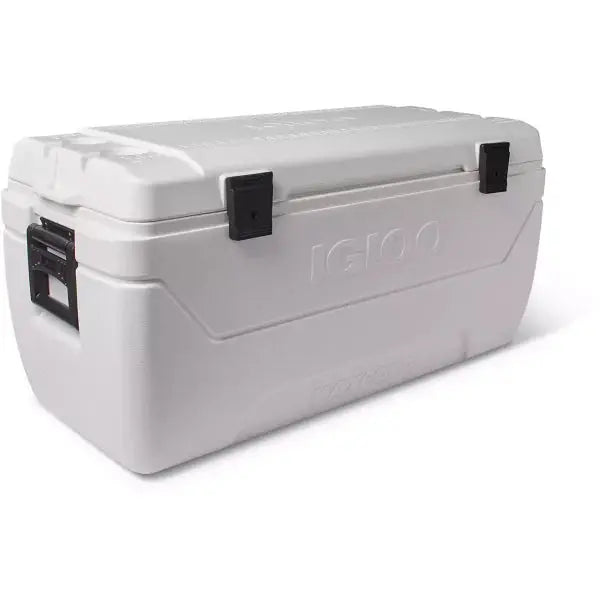 Igloo MaxCold 152-Quart Wheeled Cooler – White Heavy-Duty Portable Ice Chest