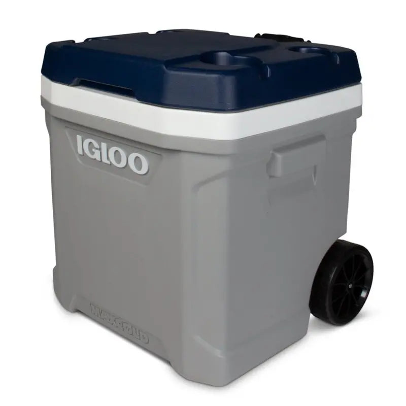 Igloo Maxcold Latitude 62 Roller Cooler Ash Grey/Aegean Sea 62qt