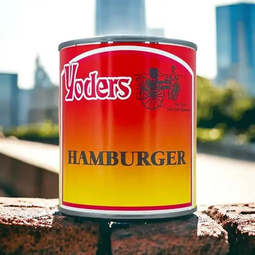 Yoder's Canned Ground Beef Hamburger – 12 Pack Case