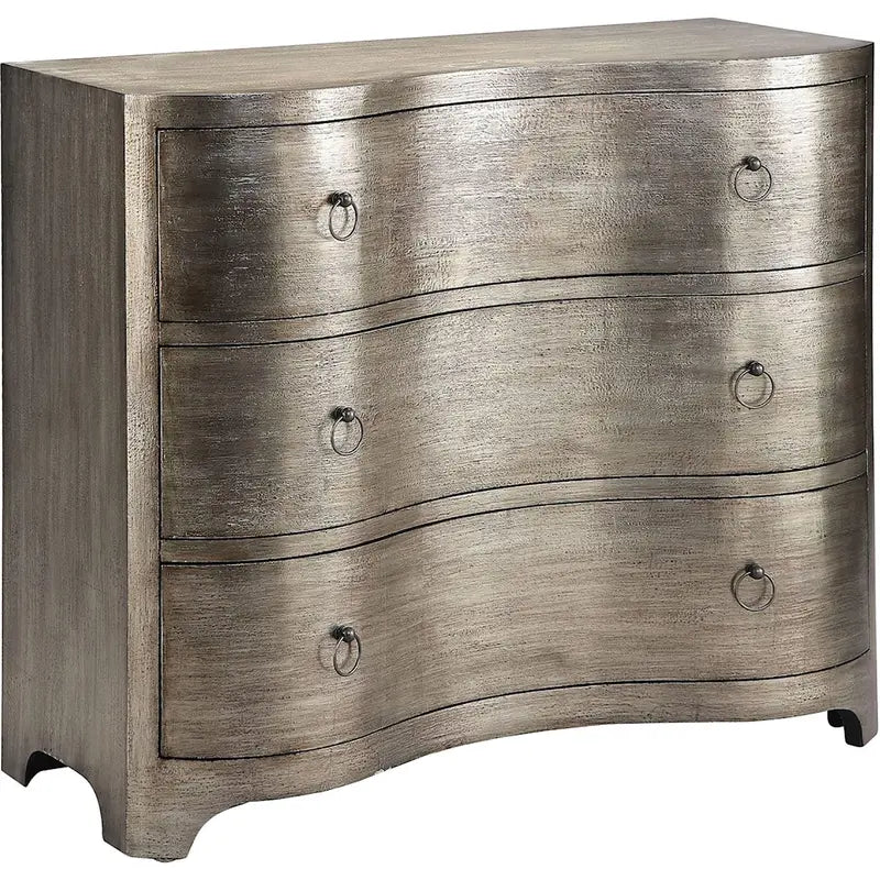 Greybeau 28-Inch Wide Storage Chest – Compact, Durable Grey Wooden Chest with Smooth Lifting Lid
