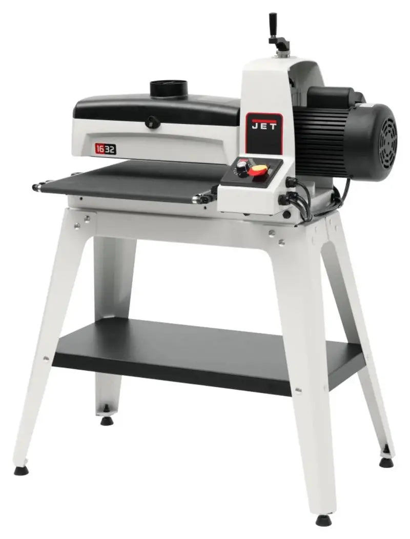 JET JWDS-1632 16″ x 32″ Drum Sander with Industrial Stand (Model 723520K)