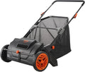 VEVOR 26″ Push Lawn Sweeper with Durable Rubber Wheels & Large Capacity
