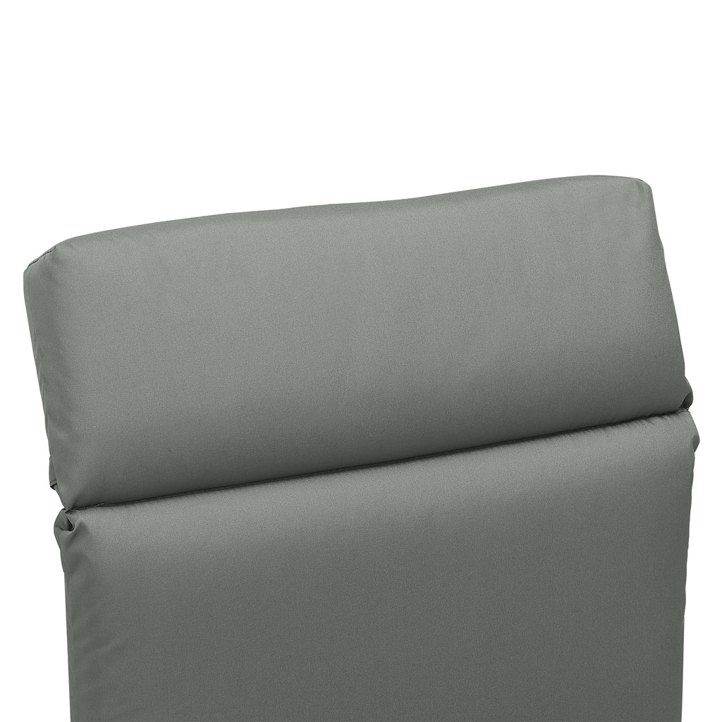 Outsunny Liegenauflage Liegenpolster Sonnenliege Auflage Gartenliege Polsterauflage Bezug Polyester Dunkelgrau 196 x 55 x 8 cm