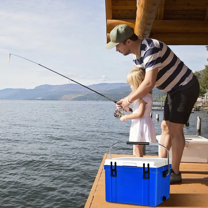 High-Performance Camping Cooler – 26/58/79-Quart Options with 4-Day Ice Retention