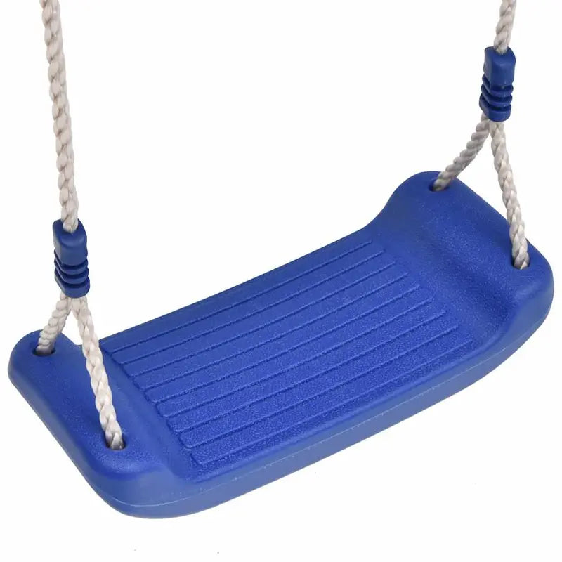 Kids' Wooden Swing Set – Backyard Play Structure with Swings, Slide, and Climbing Features