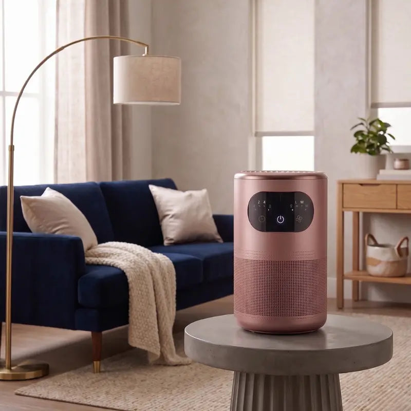 HEPA Air Purifier for Medium Spaces – 1076 Sq Ft Coverage, Adjustable Timer & Fan Speeds