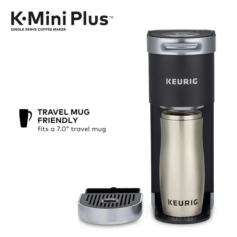 Keurig K-Mini Plus Single-Serve Coffee Maker – Compact Brew System with Strong Brew Option