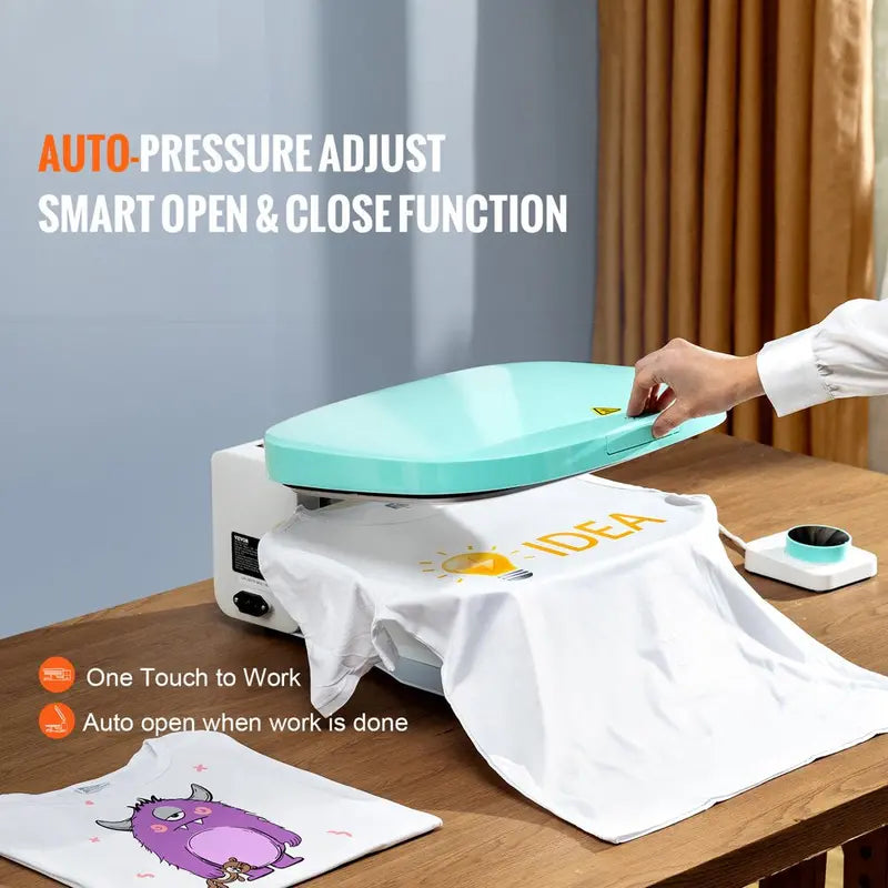 VEVOR Auto Heat Press Machine, 12 x15  Professional Heat Press Machine with Auto Release
