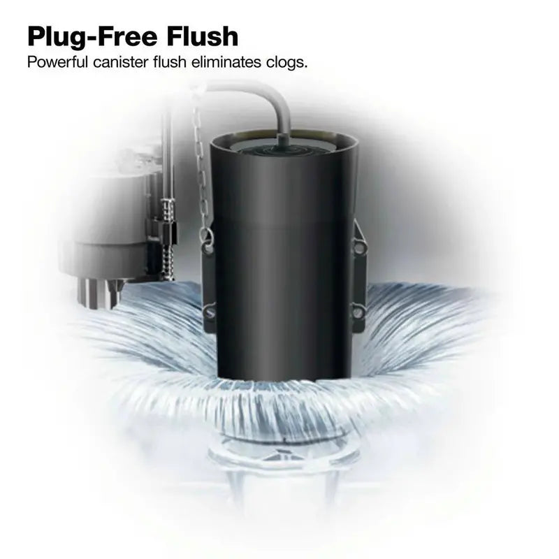 Highline Arc Two-Piece Elongated Toilet – 1.28 GPF Single-Flush System in White (Includes Seat)