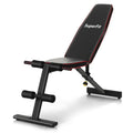 Heavy-Duty Adjustable Weight Bench, Multi-Position Strength Training Station