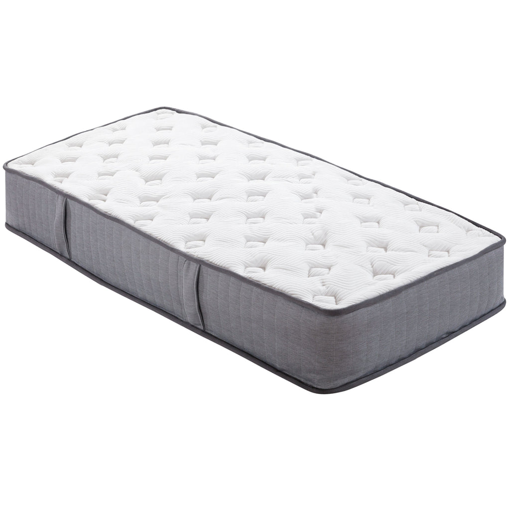 HOMCOM Matratze 90x200 cm 25,8 cm Höhe 7-Zonen ergonomisch mit abnehmbarer waschbar Bezug