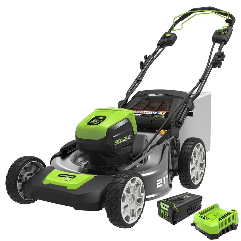 Greenworks 80V Cordless 21-Inch Self-Propelled Brushless Lawn Mower