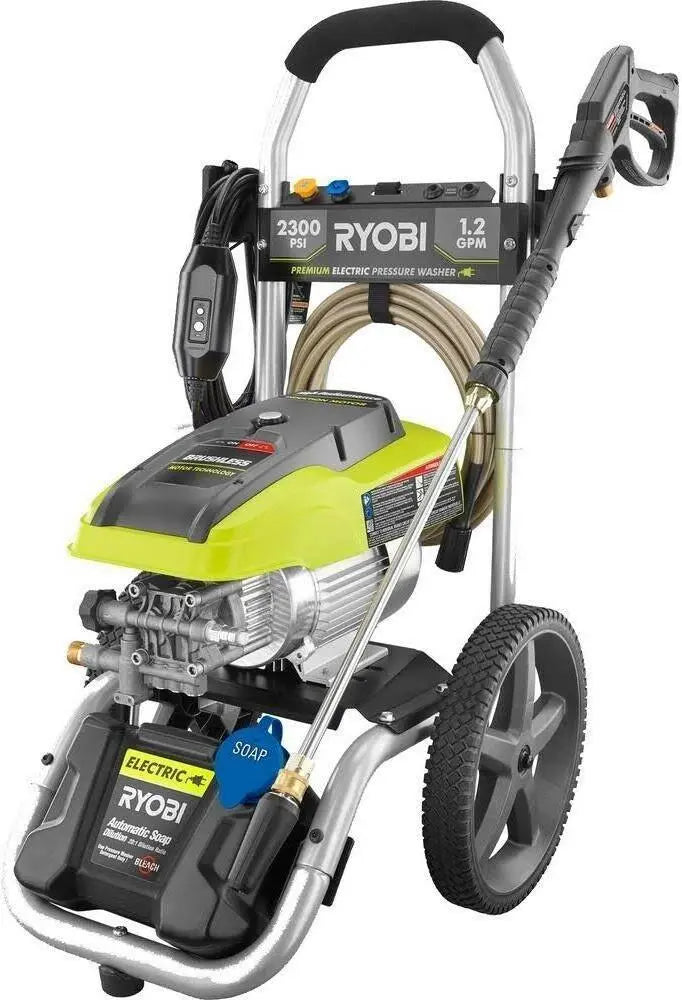 High-Efficiency 2300 PSI Electric Pressure Washer with 1.2 GPM Flow Rate