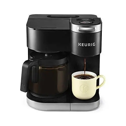 Keurig K-Duo Dual Coffee Maker – Brews K-Cups or 12-Cup Carafe, Grounds-Compatible